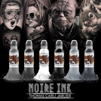 Краска World Famous Tattoo Ink Thomas Carli Jarlier Noire Ink Set (6 пигментов)